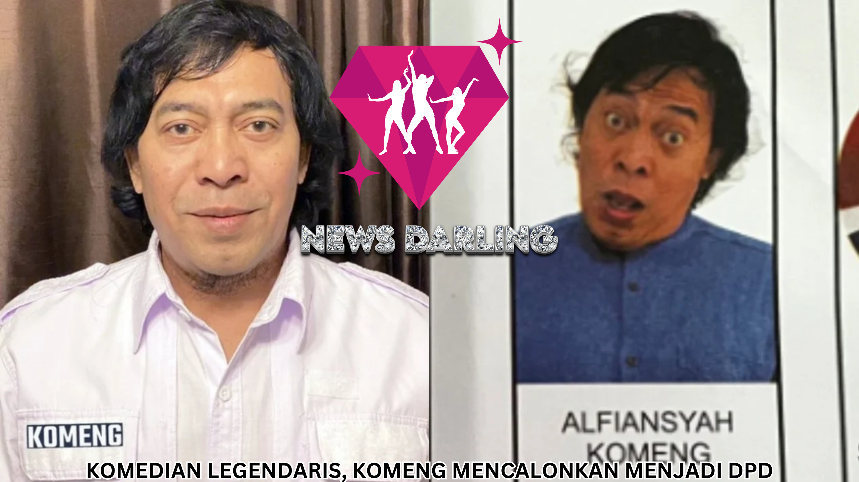 Komedian Legendaris, Komeng Mencalonkan Menjadi DPD